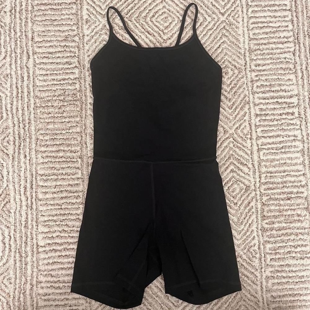 Everlane Black Racerback Romper